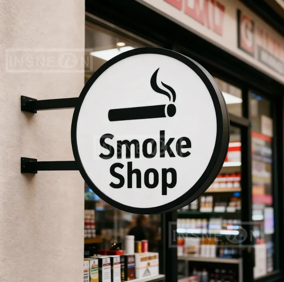

Personalized LED Sign Custom Lightbox Advertising Business Logo Smoke Shop Illuminated Double-sided Wall Deco Outdoor Signage