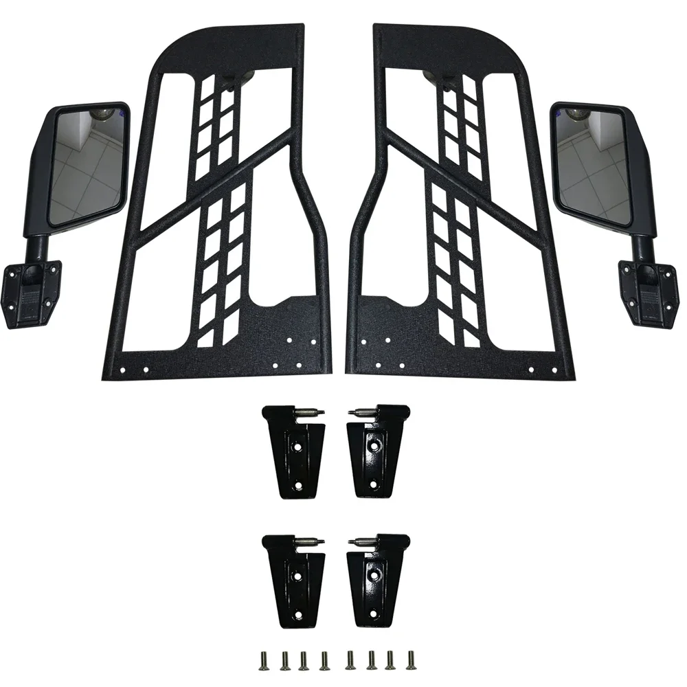 Двери-половинки (2 шт.) с петлями для Jeep Wrangler JK 2007-2017, модель J197, LantSun