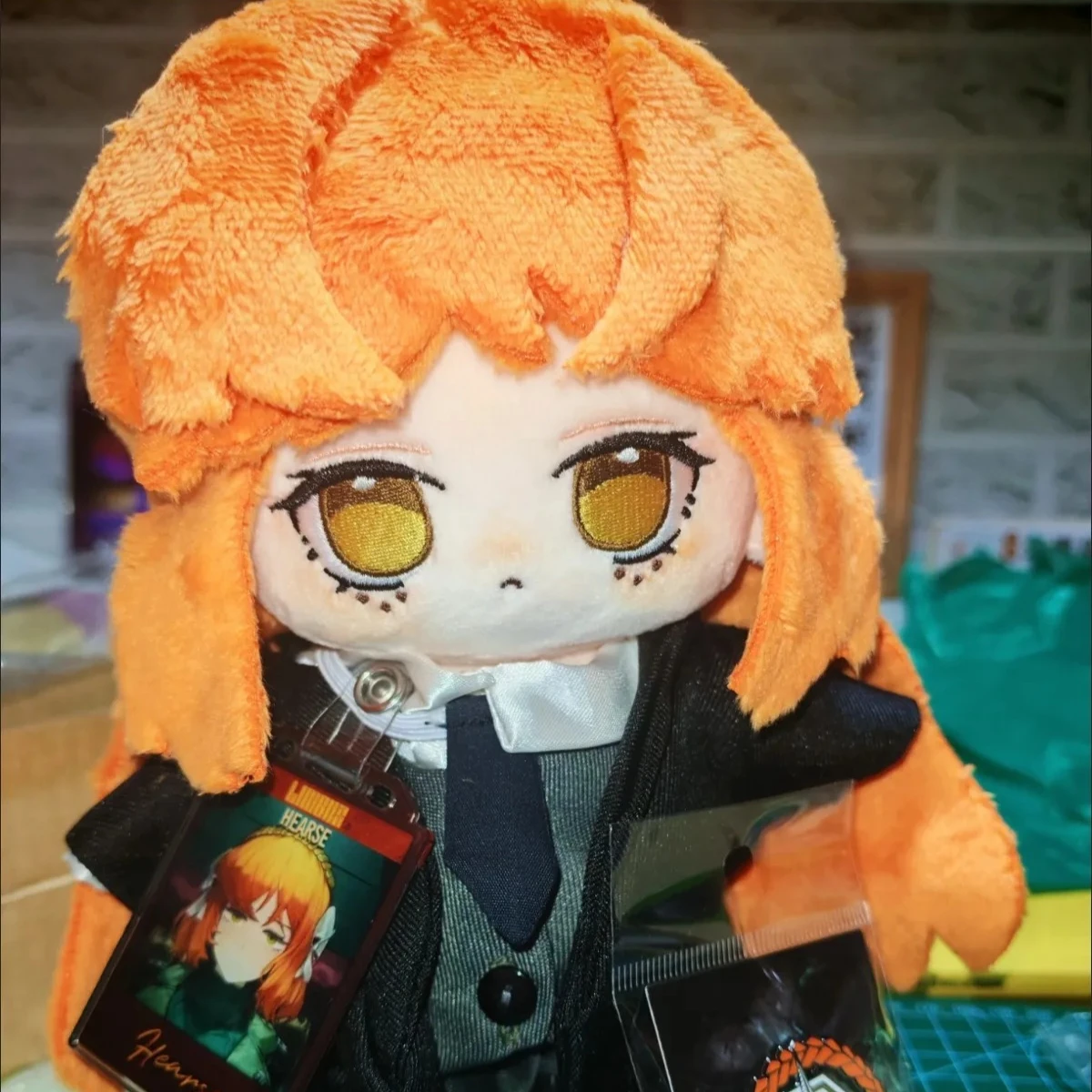 

Плюшевая кукла Anime Limbus Company, 20 см, милая, ручной работы, в виде мультяшного персонажа, для переодевания, мягкая игрушка, подарок для косплея