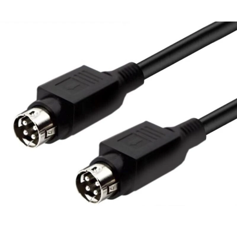 

P9FA Quality Speakers Connection Wire 4Pin DIN Male Connectors Cable For R1700BT R1600TIII Speakers Enhances Sound Claritys