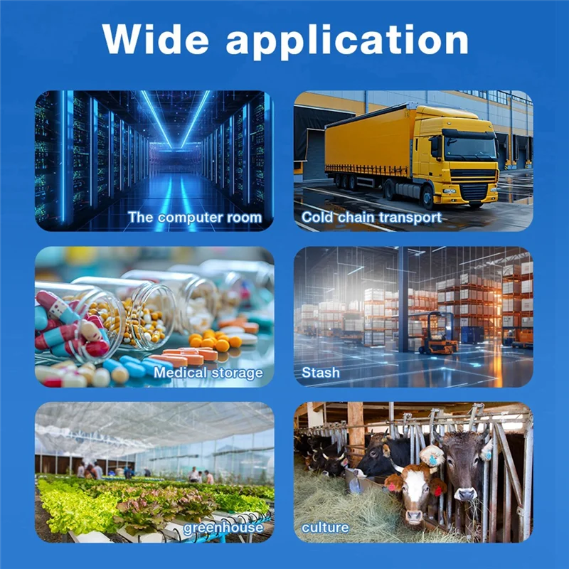

-A94Z Wireless Real Time Humidity Temperature Data Logger With External Probe Wireless Monitoring For Cold Chain Management