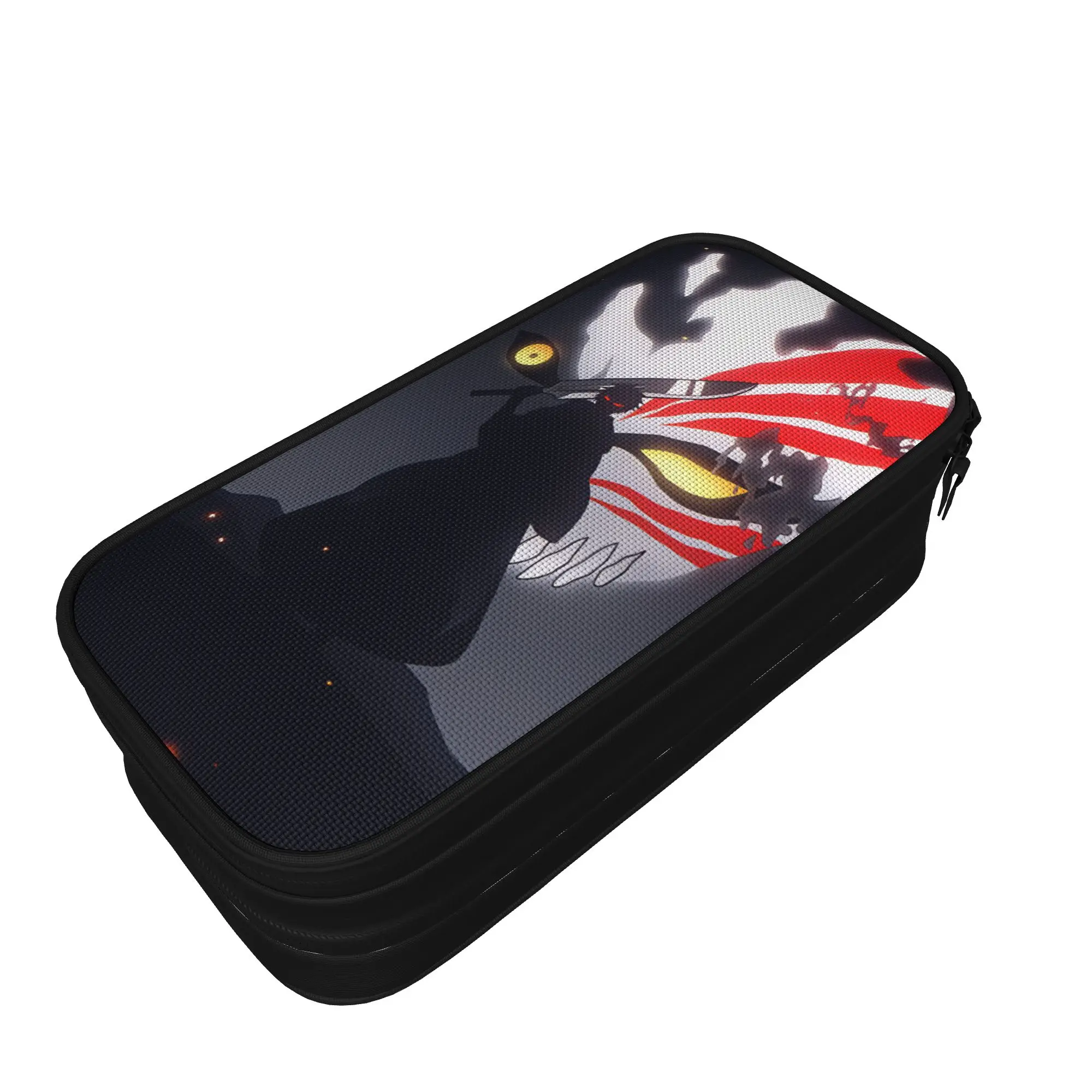 B-Bleachs Characters Pencil Case  School Pencil Cases Double Layer Boy Girl Fashion Large Pen Box School Stationery