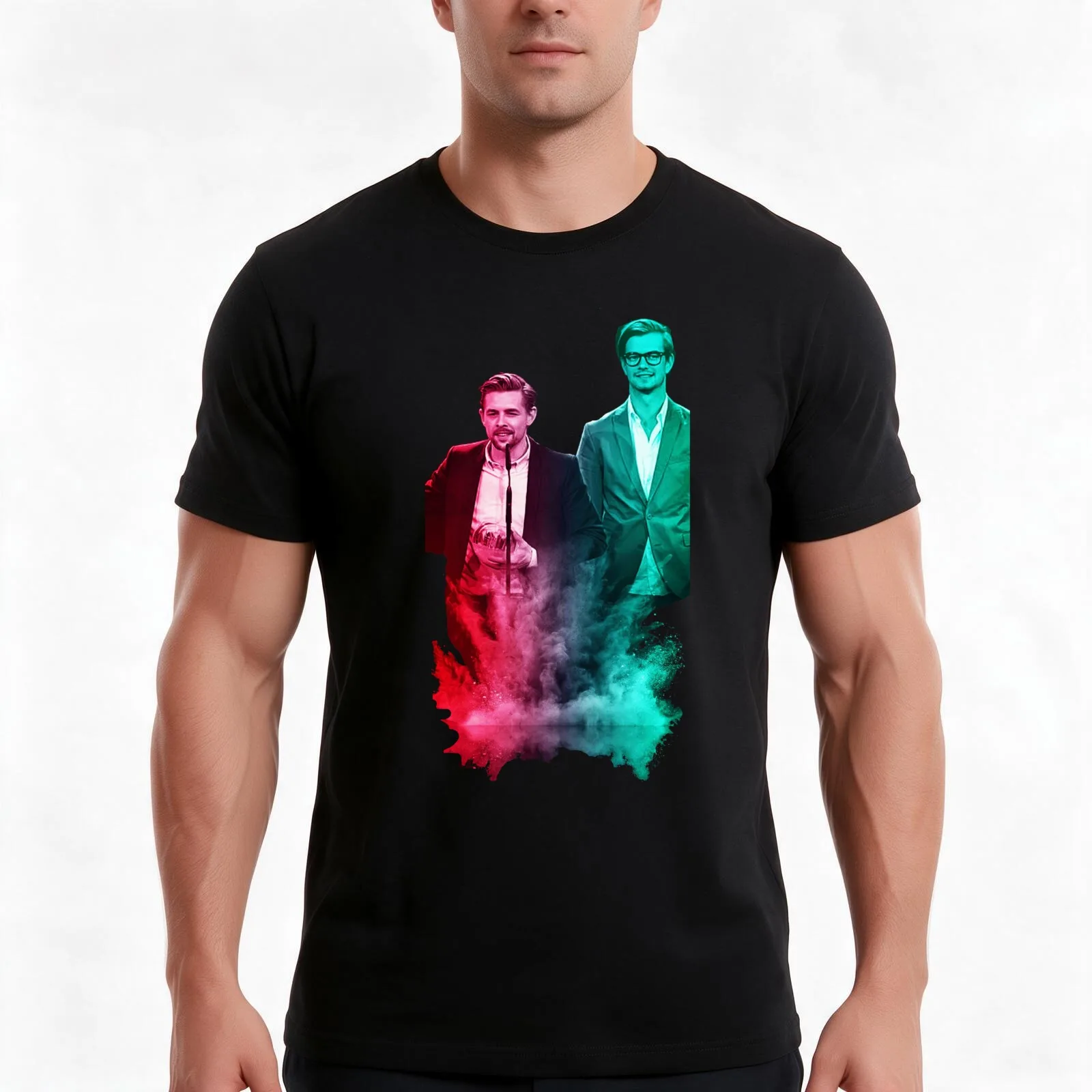 joko klaas T-Shirt, Summer Casual Cotton Tee, Oversized Streetwear Tops, Vintage Graphic Print, Loose Fit Short Sleeve