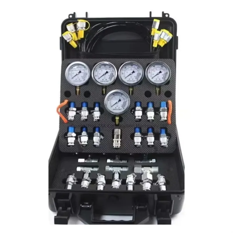 

OEM Hydraulic Pressure Gauge Set & Diagnostic Tool Kit for Excavator Hydraulic Pressure Measurement