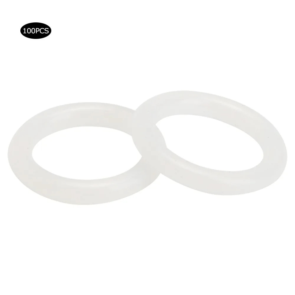 100pcs Durable Durable Silicone O Ring Waterproof Universal Brew Gasket Seal Coffee Machine Gasket Home Kitchen