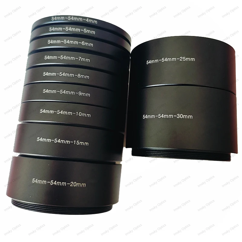 M54 Extended Tube For Astronomical Telescope Post-Intersection Adjustment Ring Available In 4/5/6/7/8/9/10/15mm Options M54x0.75