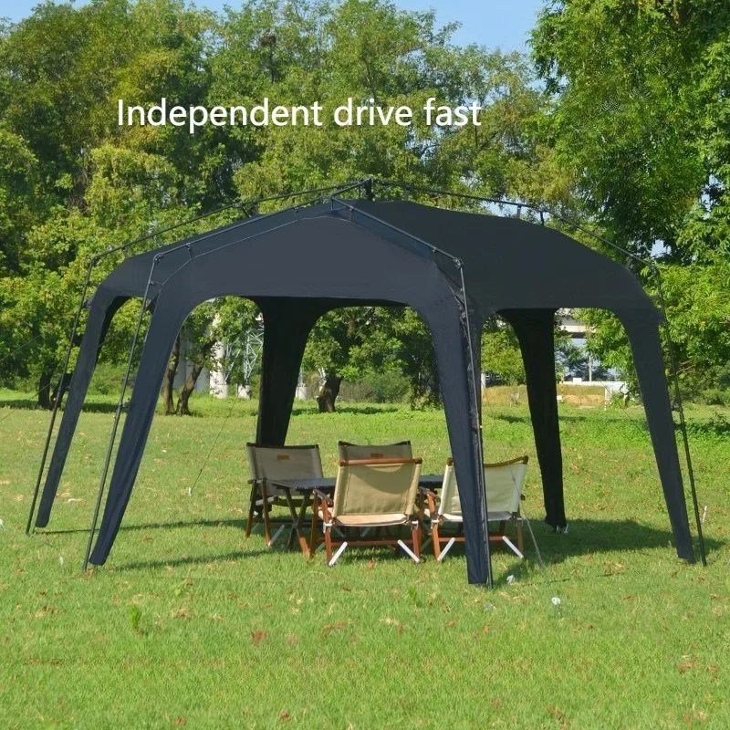 

Тент для кемпинга и путешествий на открытом воздухе, солнцезащитный козырек, водонепроницаемый, для походов, кабины, солнцезащитный козырек, семейные черные вечеринки, кемпинг, пеший туризм