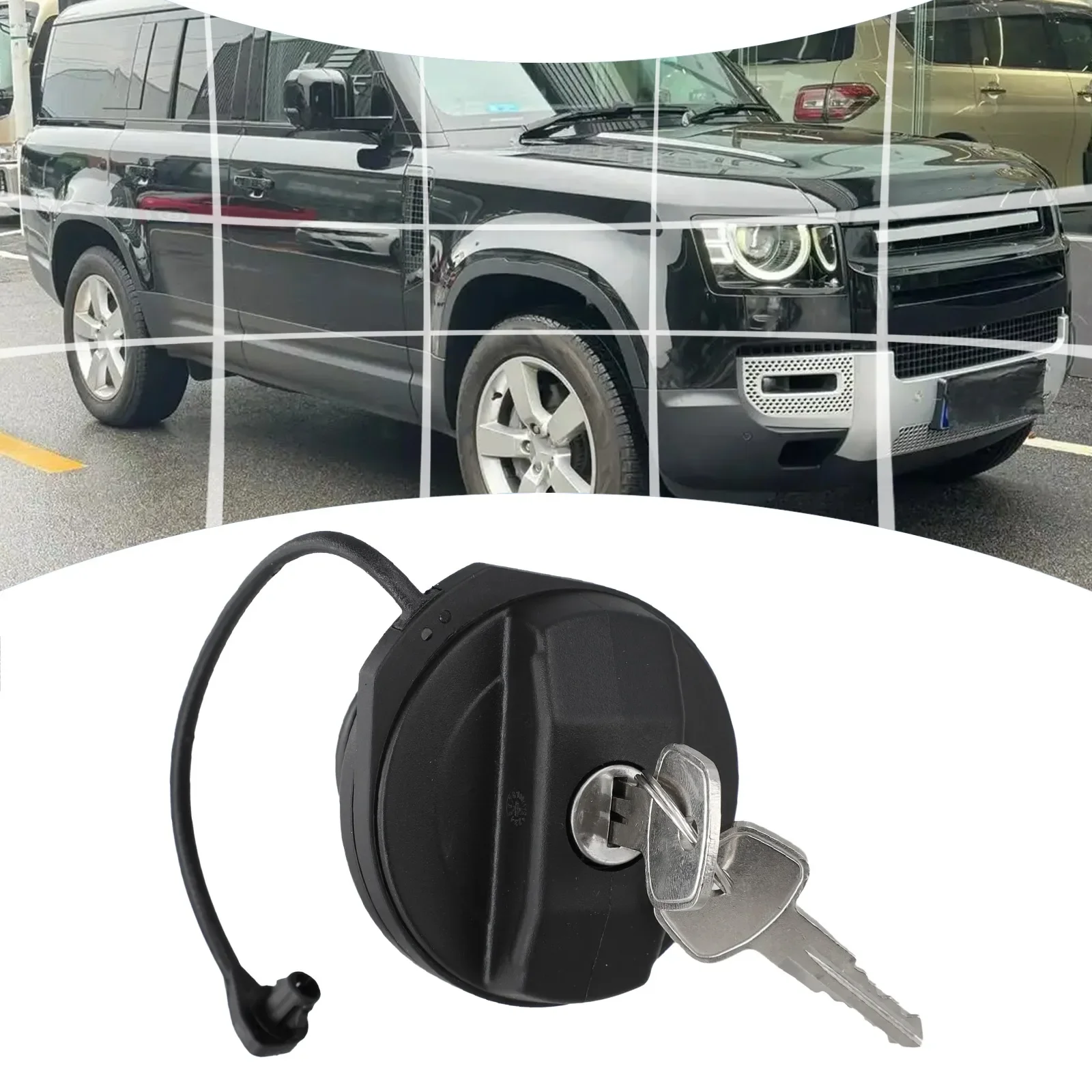 

Car Fuel Tank Cap Locking Cap Dust Cap Diesel Trucks Replace For Land Rover For Defender 90 110 130 LR075664 LR032977