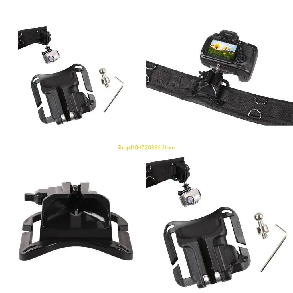 K0EA DSLR Camera Belt Clip with Intuitived Design for Simple Operation Suited for Photographers of All Experience
