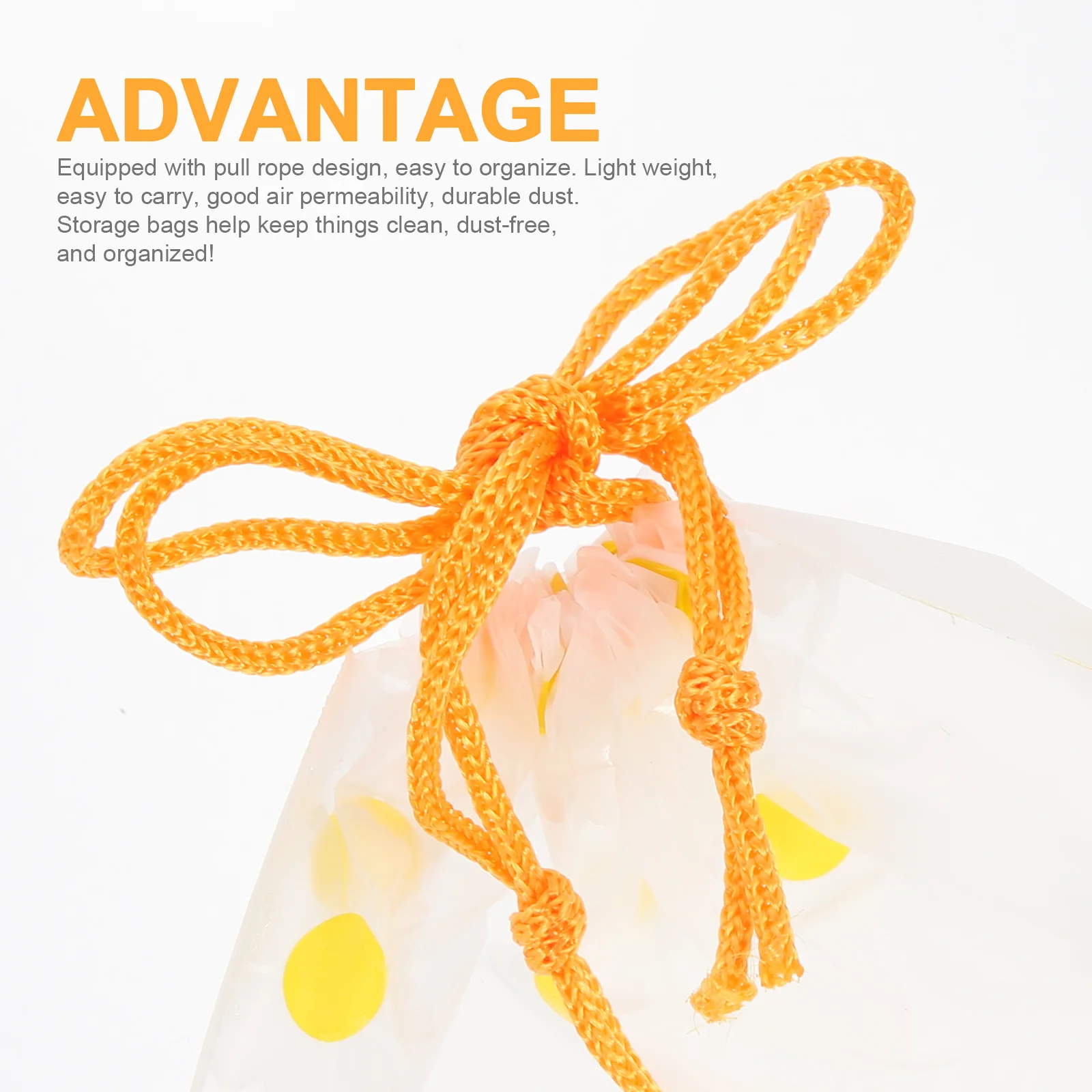 20 قطعة من أكياس إيفا برباط مقاوم للماء، حقائب سفر، أكياس تغليف بلوري، منظم تخزين محمول مدمج، حقيبة رحلة إيفا #6