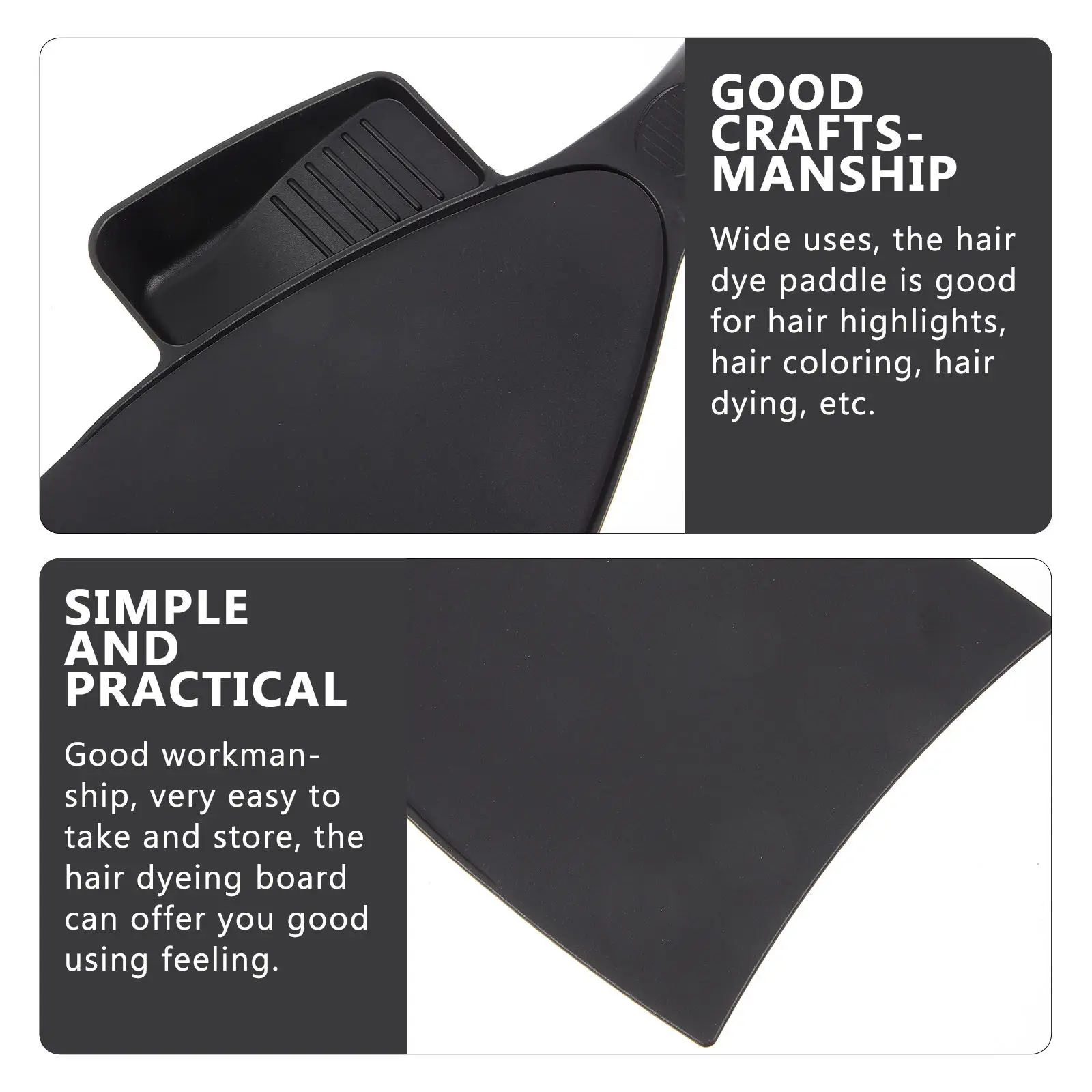 Hair Coloring Paddle Board for Roots Touch-Up – Reusable, Time-Saving Dyeing Tool for DIY Hair Styling