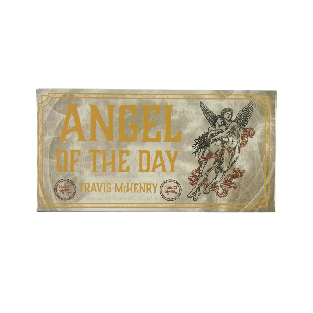 Angel of The Day Oracle / Demon of The Day Oracle: 40 Inspirational Messages 10*5cm Playing Cards Game