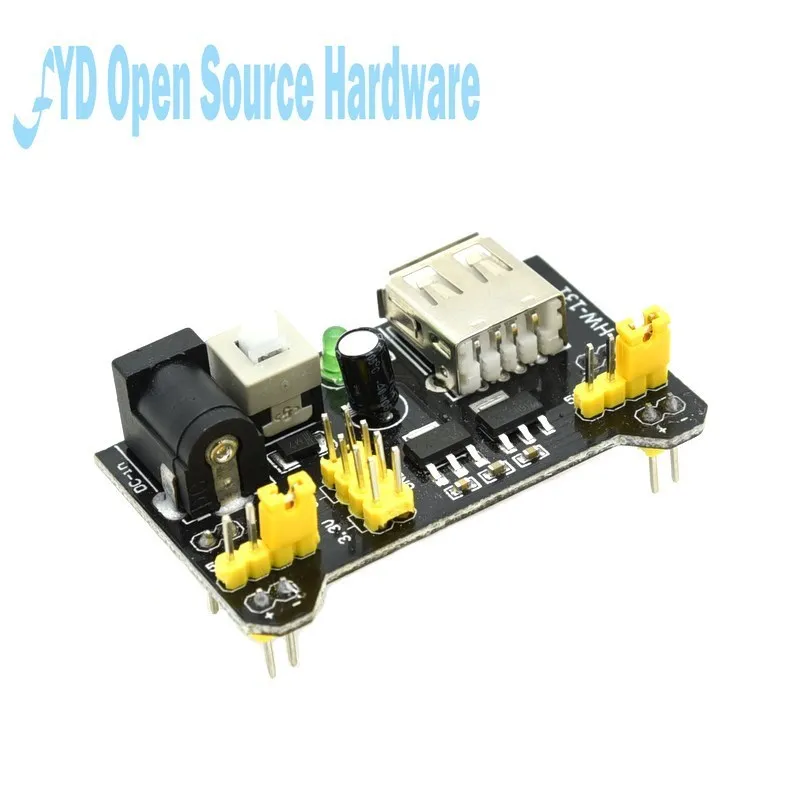 3.3V/5V MB102 Breadboard Power Module+MB-102 830 Points Prototype Bread Board For Kit +65 Jumper Wires Wholesale