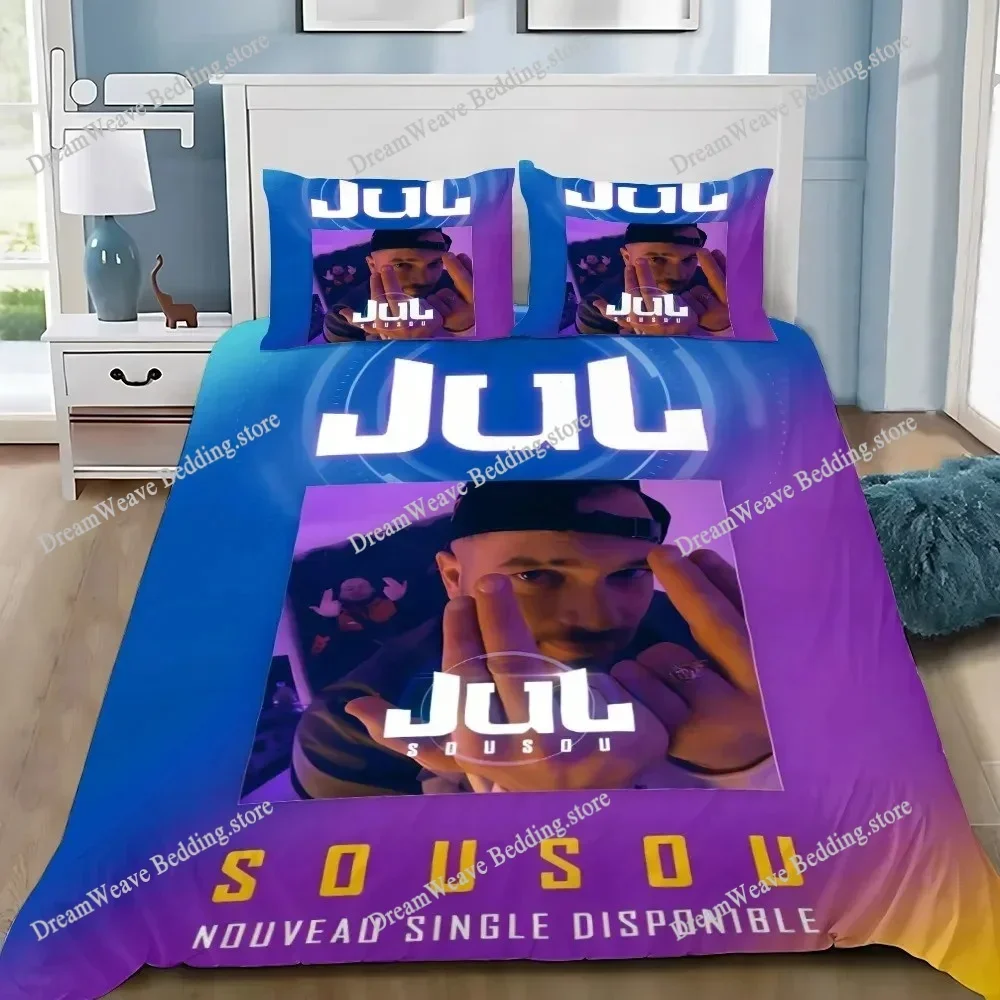 New Singer JuL Bedding Set Single Twin Full Queen King Size Bed Set Adult Kid Bedroom Duvet Cover Sets 3D Print Anime Bed Sheet 3