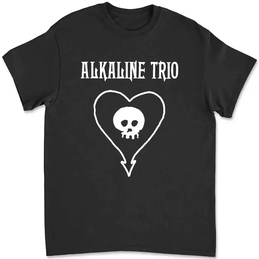 Alkaline Trio Simple Heart Skull Logo 01 T-shirt 0SAL
