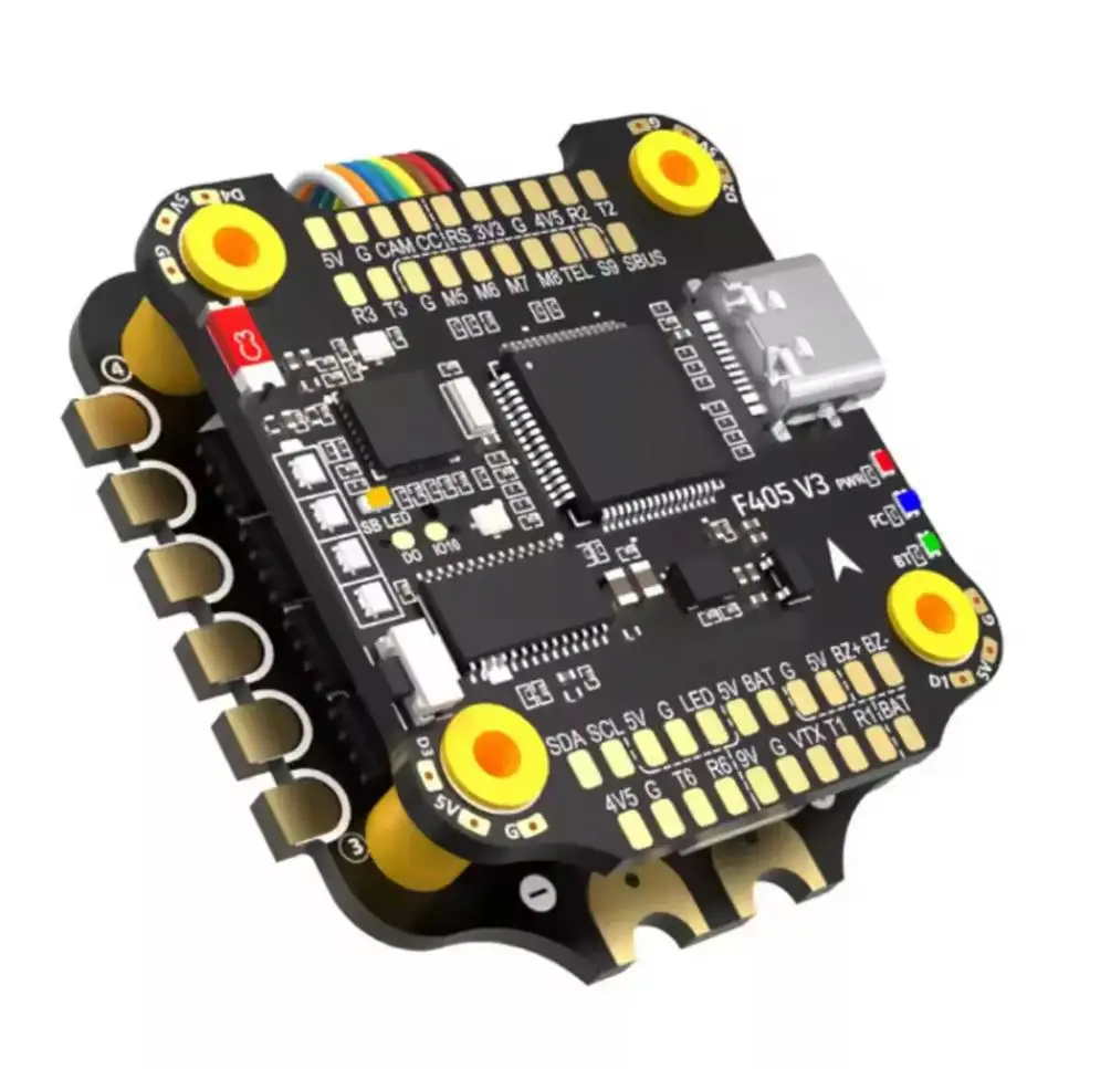 

In stock ！F405 V3 BL32 50A 30x30 Stack Flight Controller Module Integrated Betaflight OSD FC for RC FPV Racing Drone RC Cars