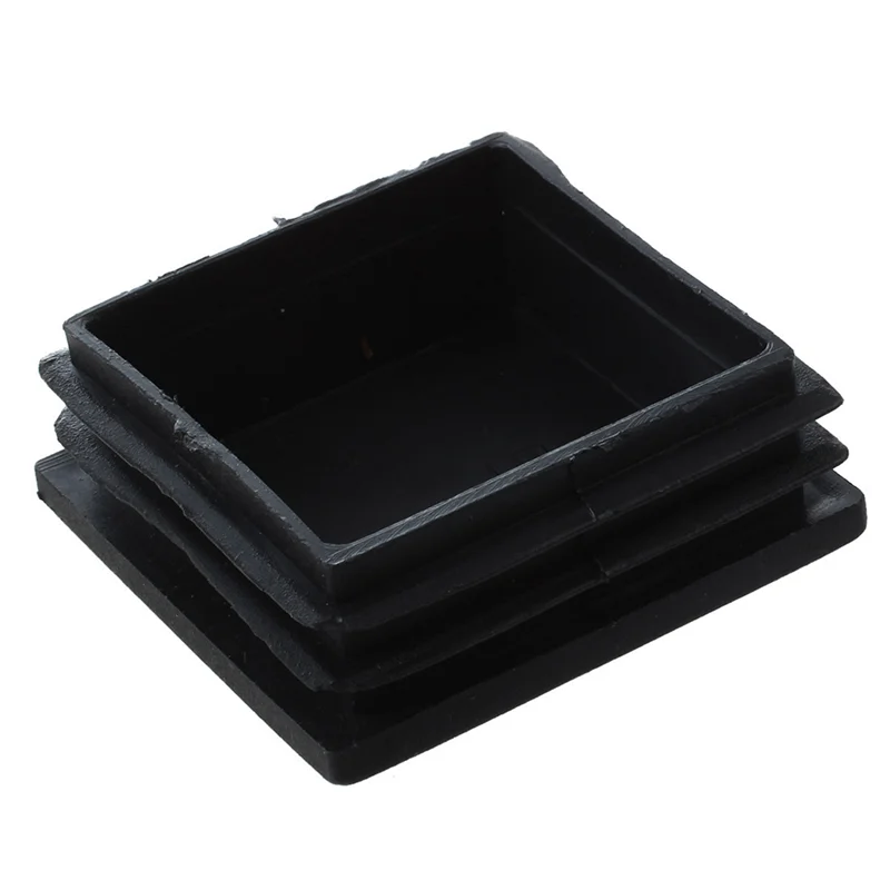 A02M-30 Stuks Plastic Vierkante Blanking Eindkappen Tubing Tube Inserts 50Mm X 50Mm