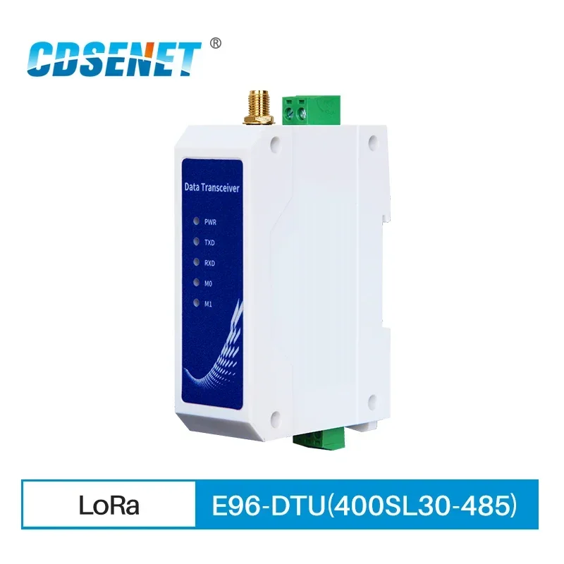 

Супер LoRa DIN Rail DTU 433 МГц 470 переменного тока источника питания 85-265V 30dbm SX1262 E96-DTU(400SL30-485) Беспроводной приемопередатчик