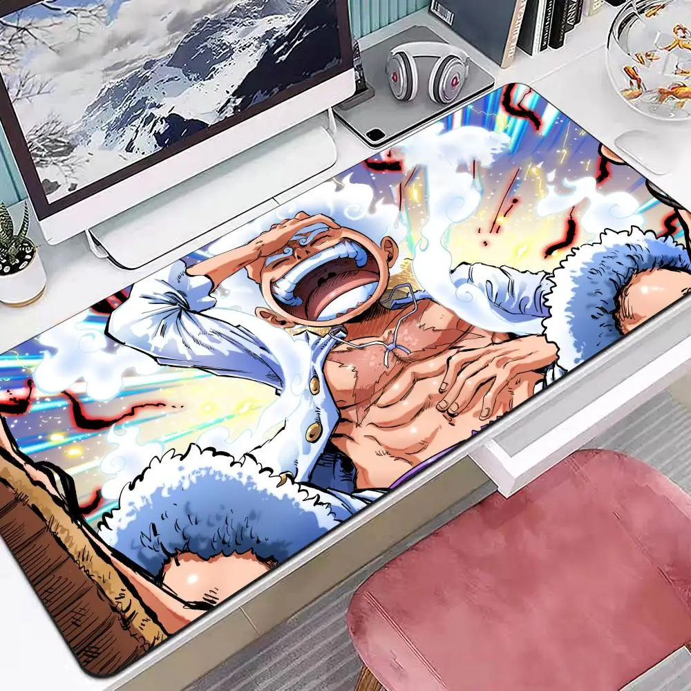 Cool Luffy One-piece Mouse Pad Multiple Sizes Large Square Computer Office Game Table Mats Rubber Anti-slip Mousepads