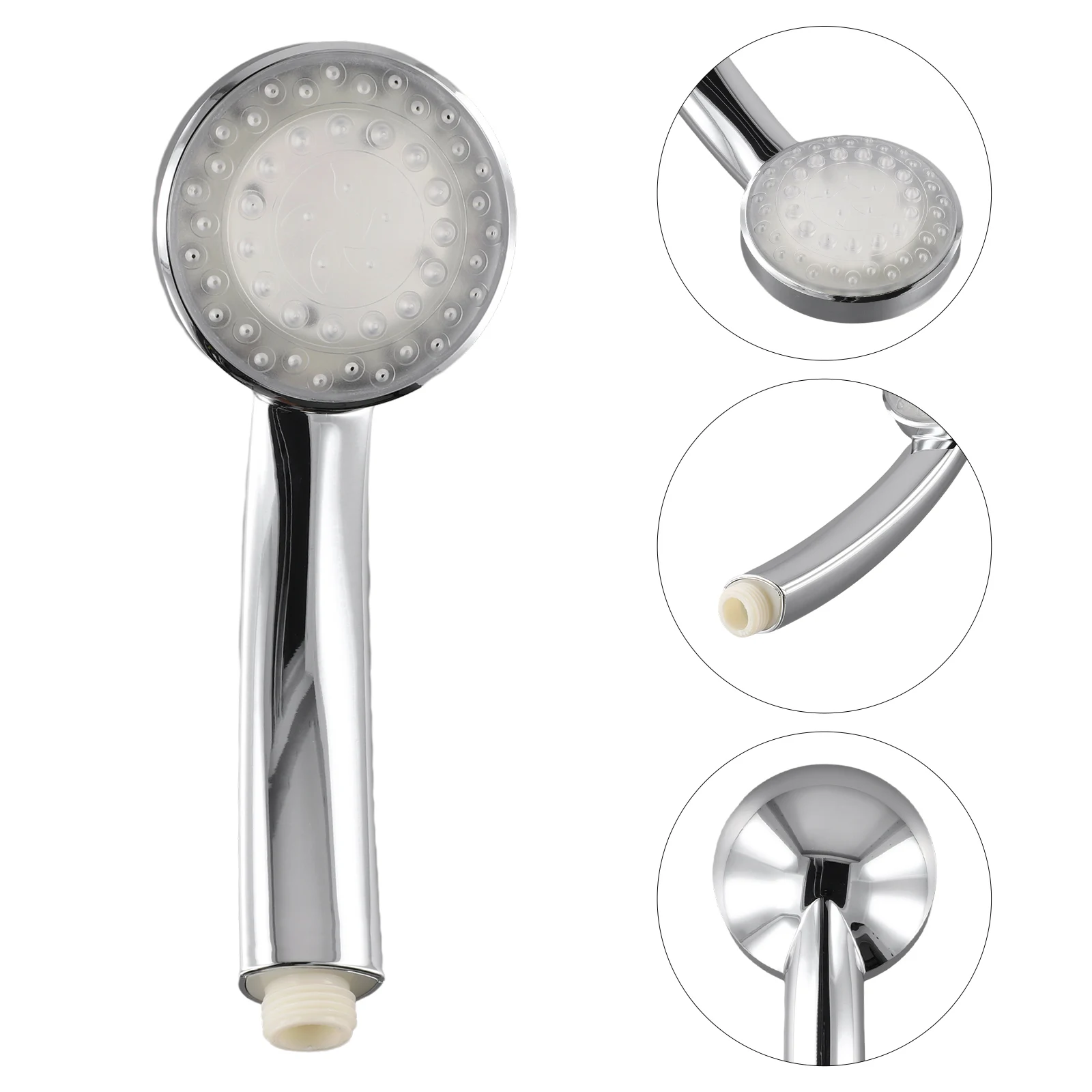 As Shown Color Changing Shower Color Changing Shower Head Shower Head Attractive Plated Finish Sustainability As