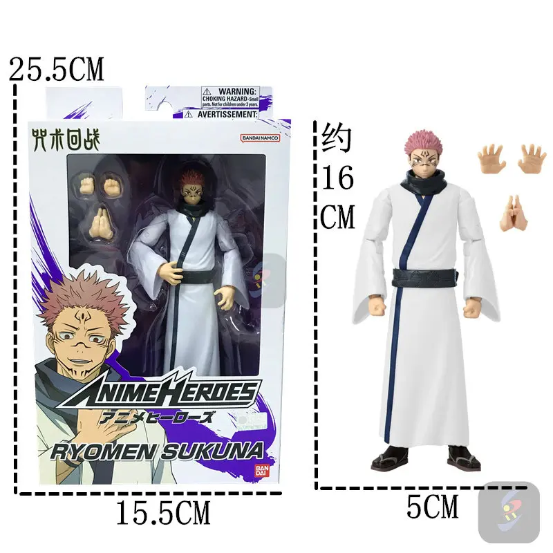 

Фигурка аниме-персонажа Юдзи Итадори из Jujutsu Kaisen от Bandai Namco, 16 см, со сменными руками и эффектами, коллекционная для фанатов