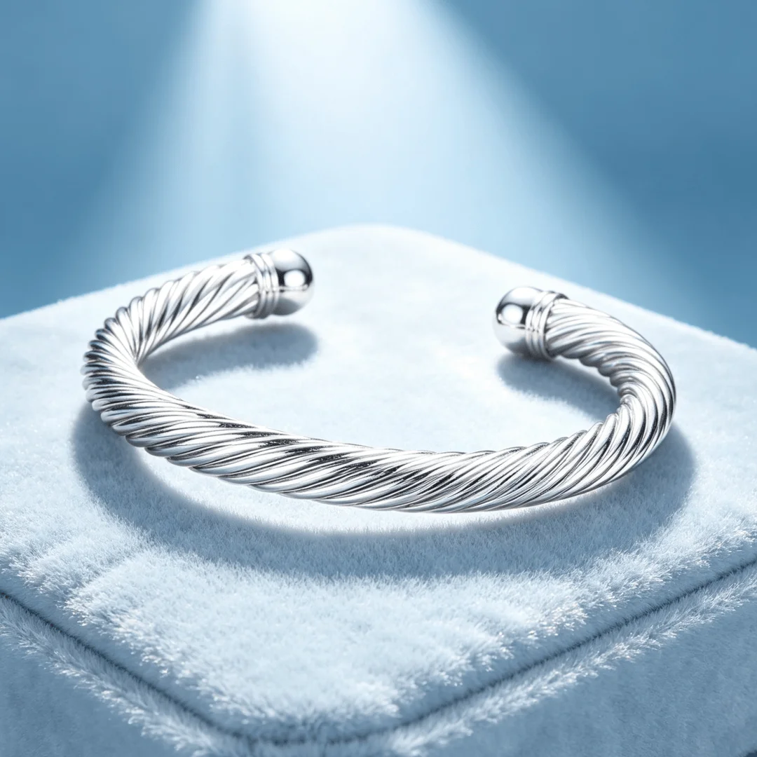 Hot fine 925 sterling Silver Minimalist twisted wire bangle bracelets for Women Fashion Wedding Affordable Jewelry Holiday Gifts
