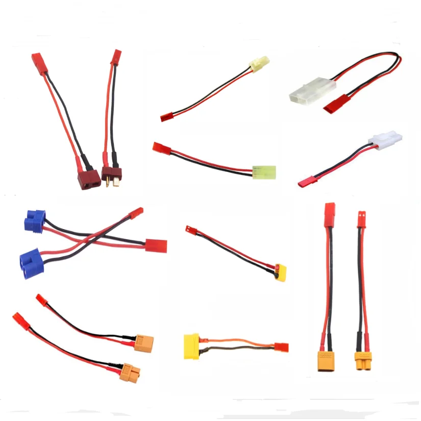 2 szt JST męski żeński do XT30 XT60 Amass XT60H XT90 Deans Mini Tamiya Tamiya męski żeński Adapter wtyczki przewód 20awg 10cm