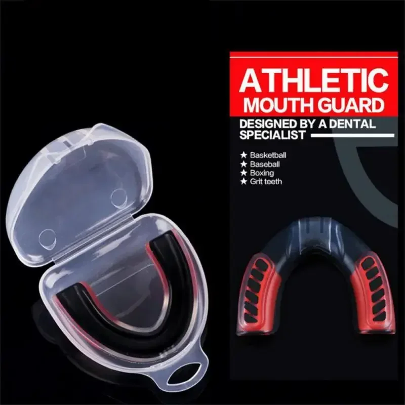 Professional Muay Thai Tooth Protection EVA Boxing Mouthguard Sports Teeth Braces Box Taekwondo Sanda Rugby MMA Mouth Guard