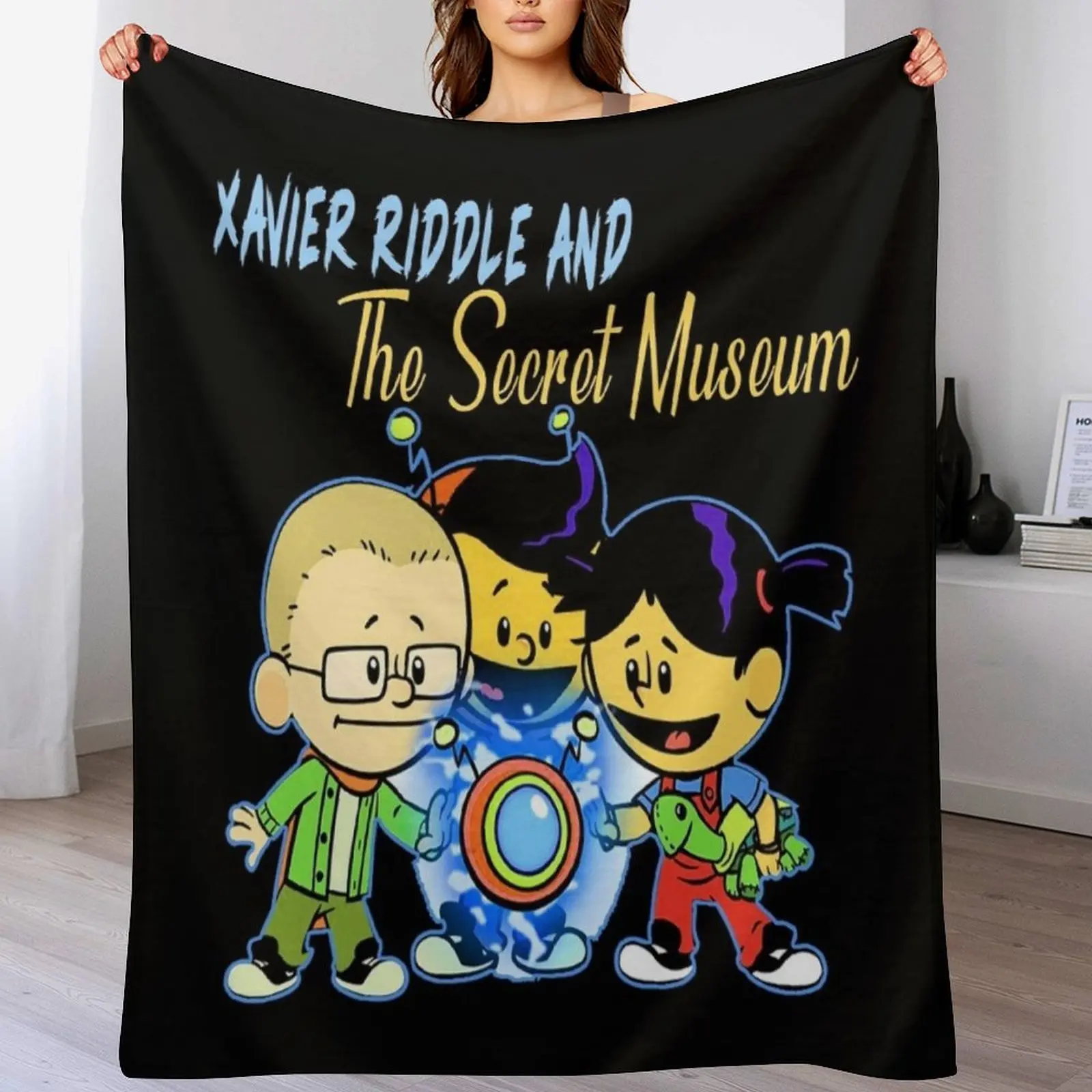 Xavier Riddle and the Secret Museum charactersi am wilma rudolphi am rosa parks costume Throw Blanket Furrys for winter Blankets