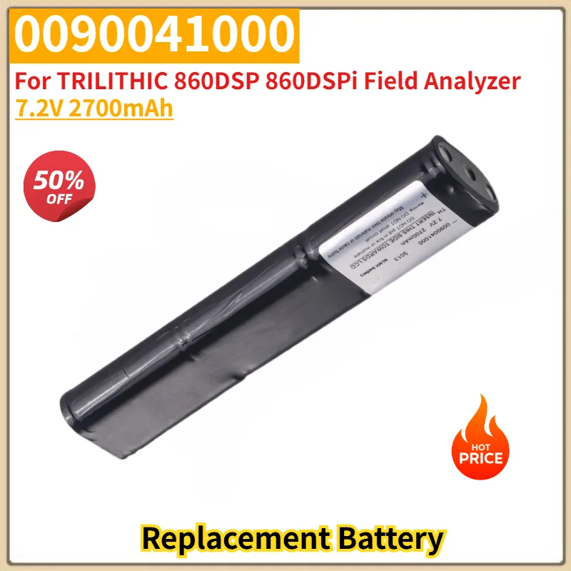 Brand New for TRILITHIC 860DSP 860DSPi Field Analyzer High Quality 0090041000 Replacement Battery 7.2V 2700mAh