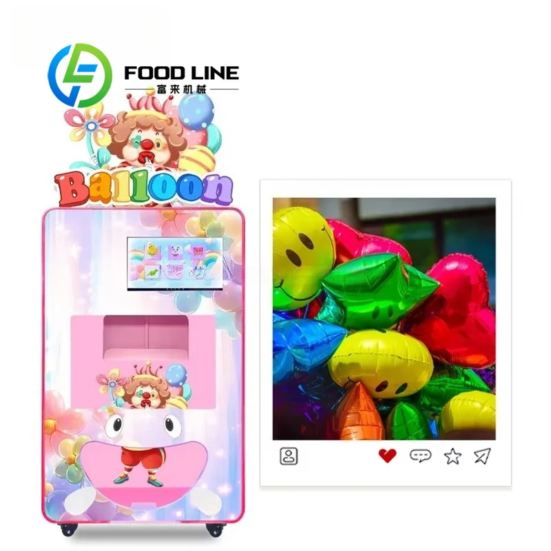 Convenience Balloon Vending Machine Multi Payment System Accepts Cash, QR Code And IC Card For Fast Balloon Self Purchase