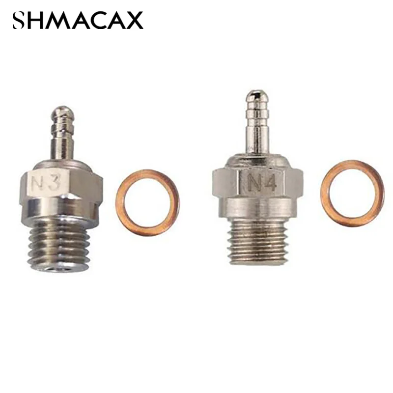 1Pcs Universal #8 Glow Plug N3 N4 Spark Nitro Engine Parts For HSP RC Car Part