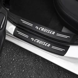 Car Carbon Fiber Threshold Protective Film Anti Scratch Waterproof Car Stickers For Chrysler PT Cruiser Car Accessories Interior