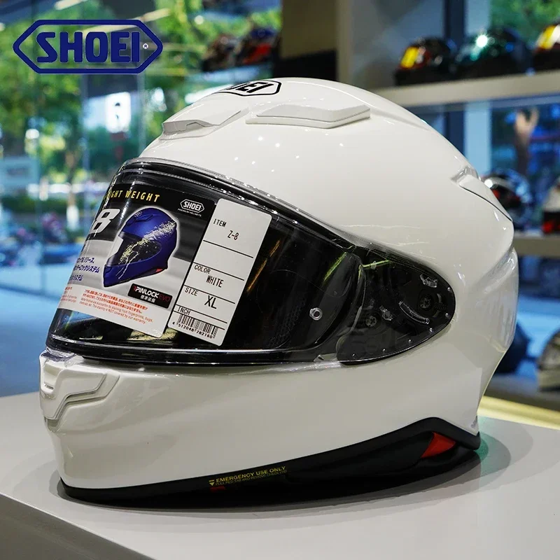 

Shoei Z8 RF-1400 NXR 2 белый мотоциклетный шлем на все лицо для езды на мотокроссе гоночный мотоциклетный шлем