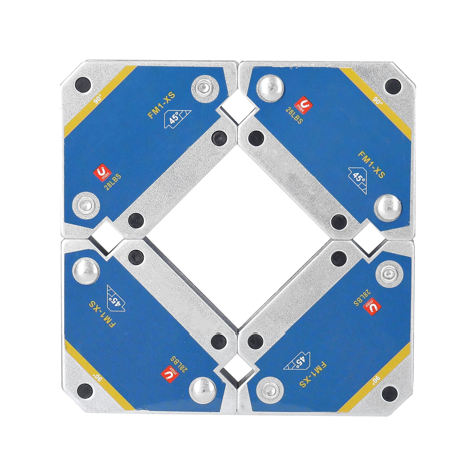 

Магнитный сварочный фиксатор 45. ° 90 ° 135 ° Многоугольный магнитный сварочный позиционер, ферритовый вспомогательный локатор, инструменты, сварочный позиционер