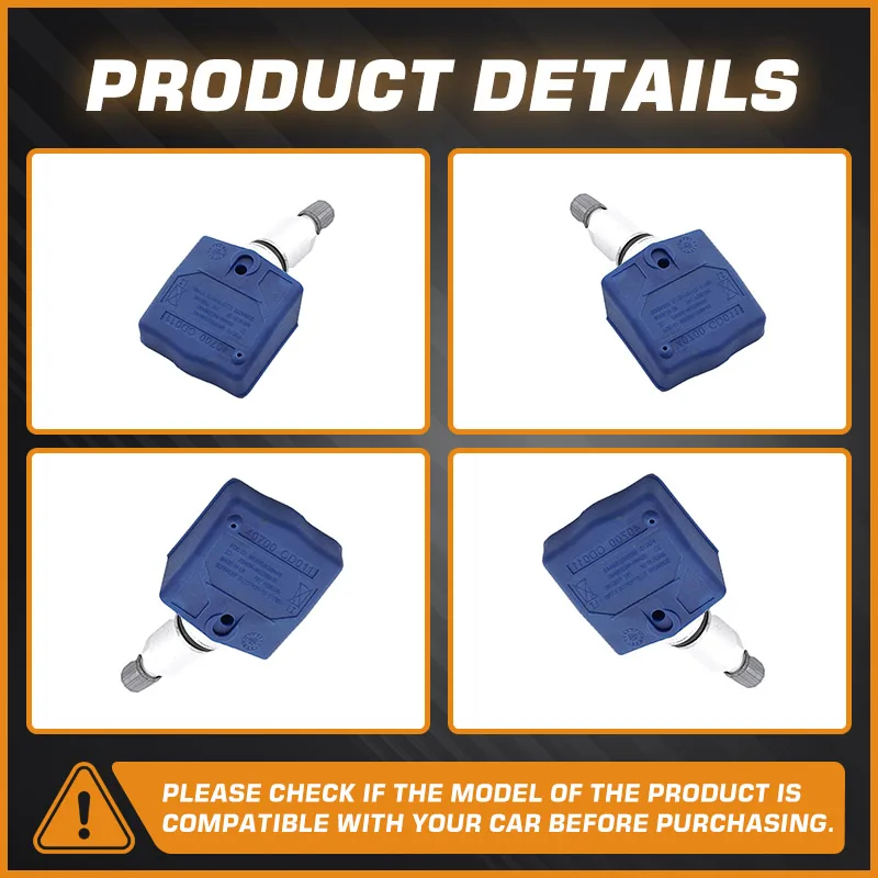 Sensor de pressão dos pneus para infiniti fx35 fx45 m45 2003-2007 infiniti g35 q45 2003-2006 infiniti m35 2006-2007 infiniti qx4 tpms