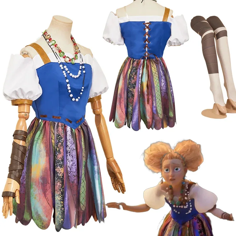 판타지아 골딜록스 코스프레 의상 만화 부츠 입은 고양이 의상 여성 판타지 할로윈 카니발 파티 의상 yi;4