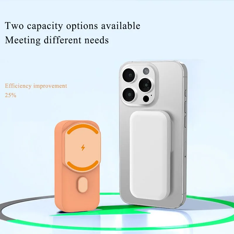 

10000mAh Magnetic Power Bank 15W Wireless Fast Charger for Magsafe External Battery Powerbank for IPhone Samsung Huawei Xiaomi