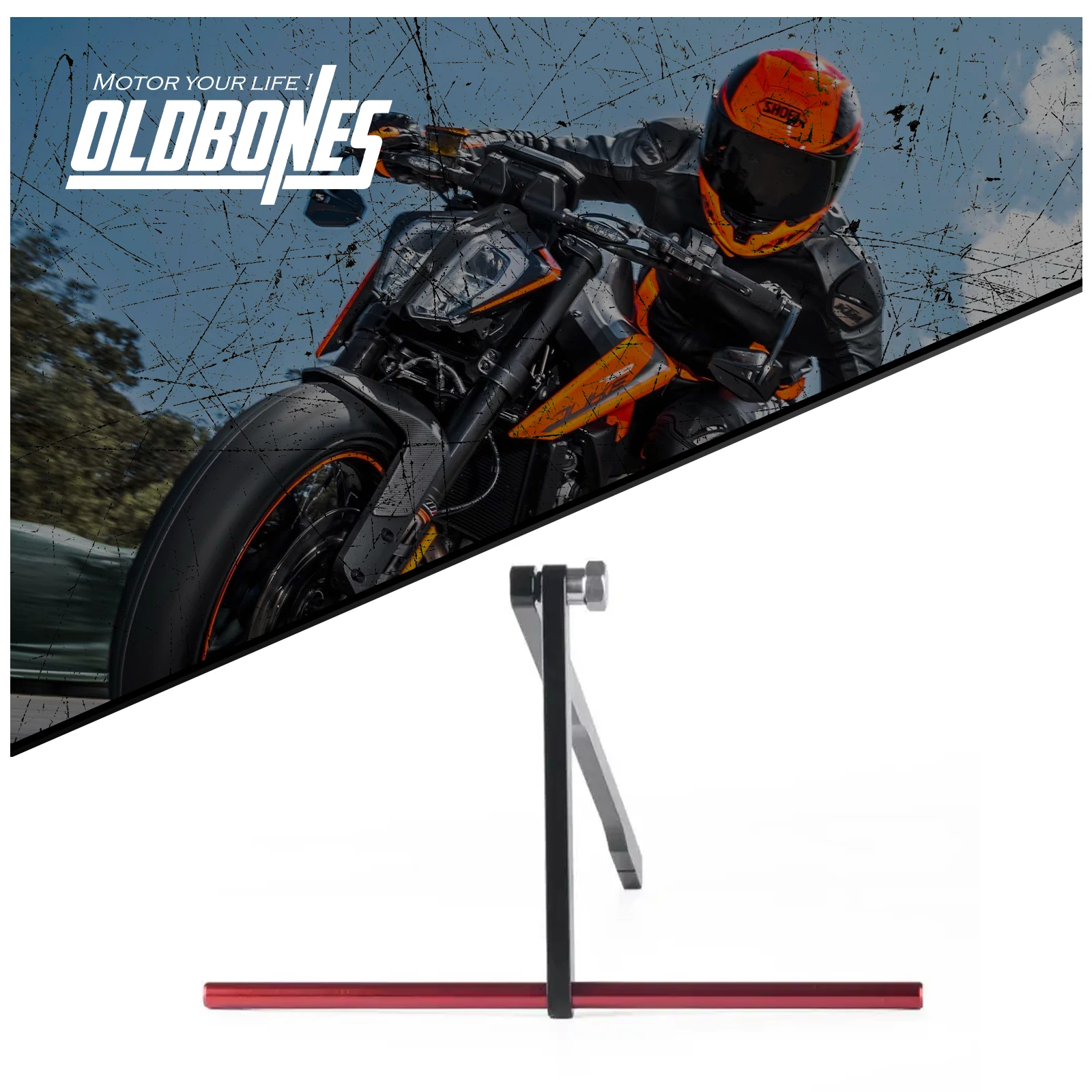 Universal Motorcycle Clip On Handlebar Adjuster Tool Alignment Tool Convenient Aluminum Sport Bike