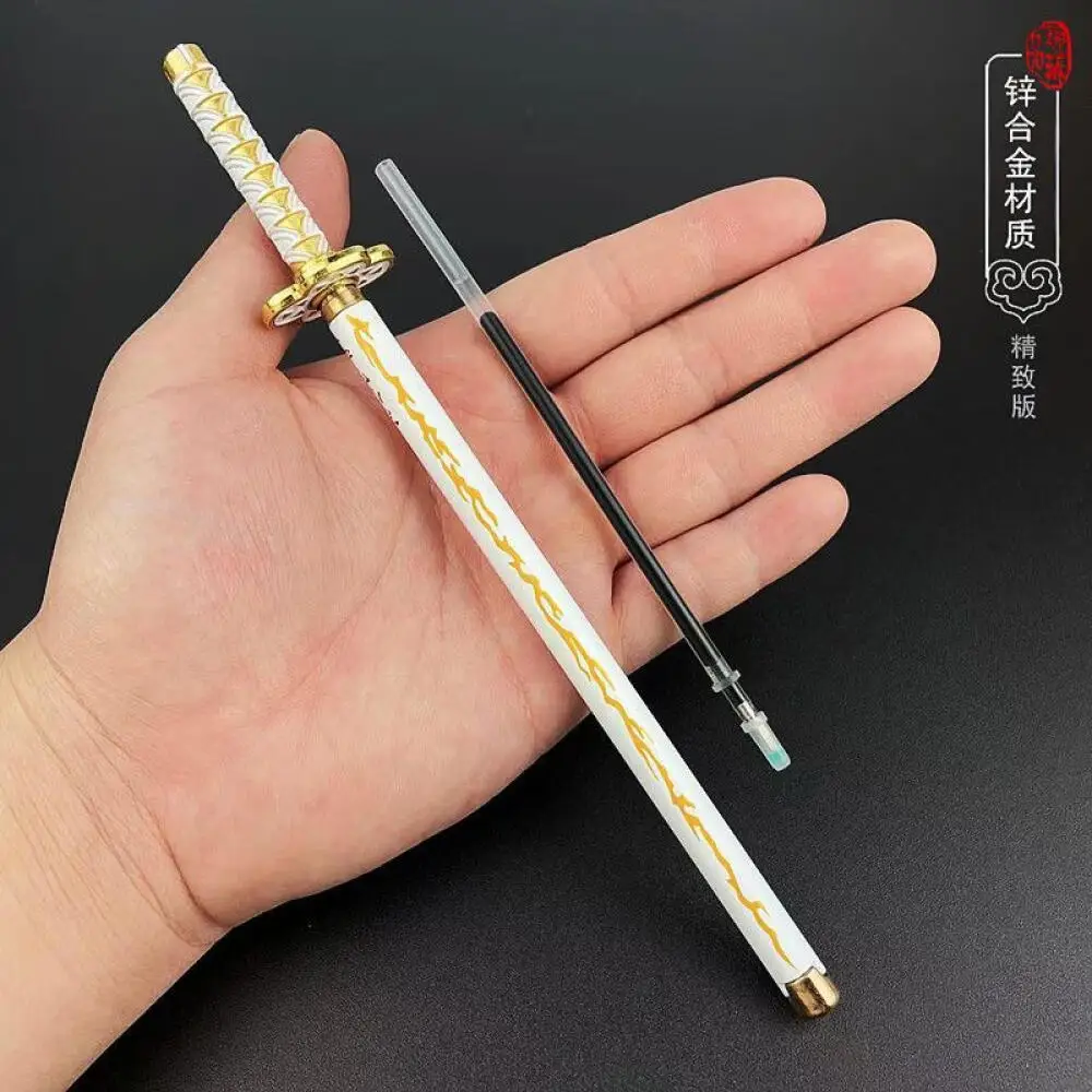 Demon Slayer Sword Pen Anime Stationery - Nichirin Blade Ballpoint Pen Black Ink for Office School Gift Collection