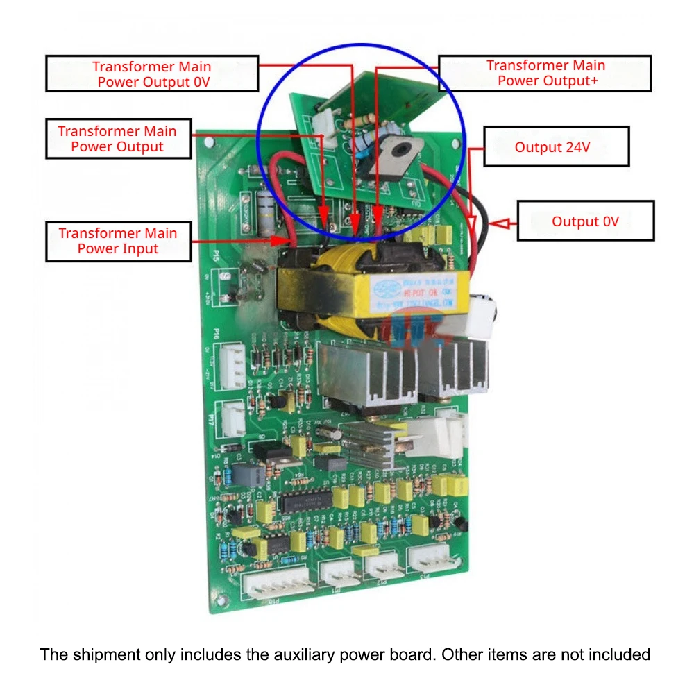 Inverter Welding Machine Maintenance Auxiliary Power Board External Switch Circuit Board DC310V-540V Input Switching Power Board