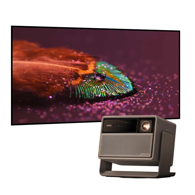 Proiettore tri-laser Xgimi RS20 Ultra 4K 4800 lumen Rapporto di lancio 1.2-1.5:1 IMAX Messa a fuoco automatica potenziata con giunto cardanico 240Hz Android TV