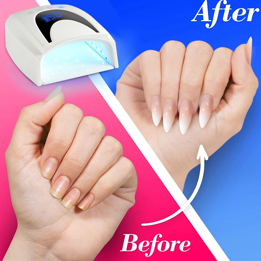 Schoonheidssalon Tafel Oplaadbare Nagellamp Draagbare Nagelgel Droger Licht Machine LED UV Nachtlampje voor Nagellak