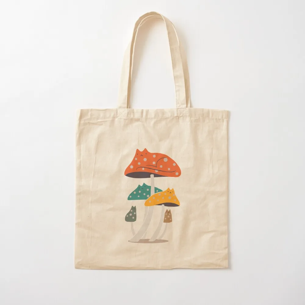 

Cat and Plant 47 Meowshroom Tote Bag Handbags Women's handbag Canvas bag for women Canvas Tote Bag