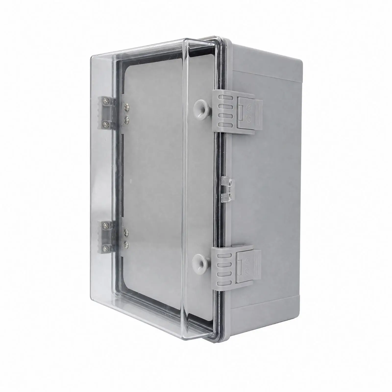 Outdoor Electrical Distribution Enclosure with Mounting Plate Dustproof Wall-Mountable Electrical Box with Hinged Door