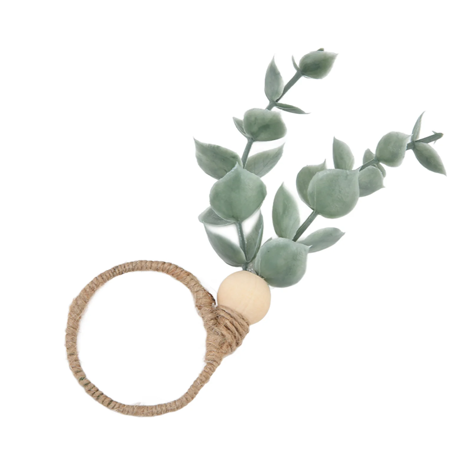 4Pcs Napkin Rings Modern Simple Decorative Handicraft Leaf Flower Napkin Rings for Weddings Christmas New Years Parties