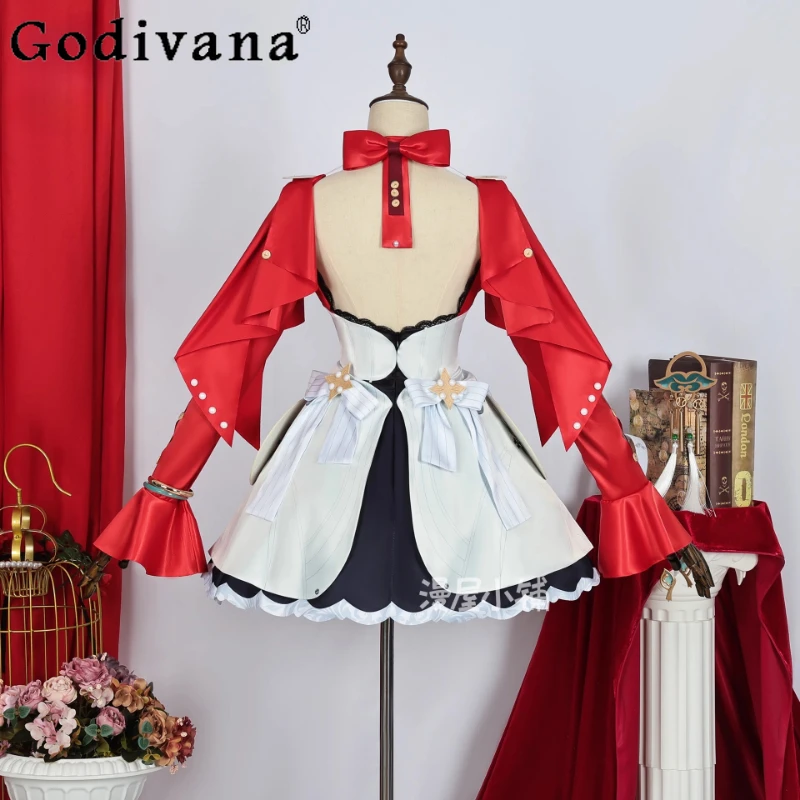 Game Two Dimensional Cosplay Dress Full Set Female Cos Carnival Role Play Outfits Women's Uniform Halloween Dress Suits