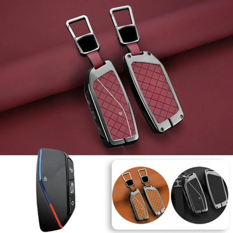 

Кожаный чехол для ключей из цинкового сплава A + для BMW 7 серии XM X7 G07 IX I7