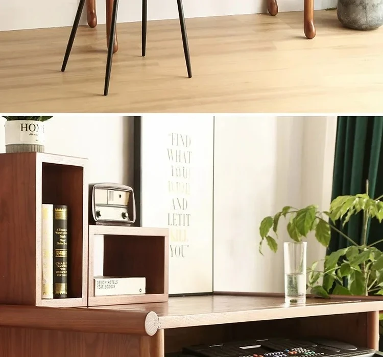 Solid Wood Piano Table Recording Studio Desk Electric Piano Storage Table Singer Composer Musical Note Mixer Music Table