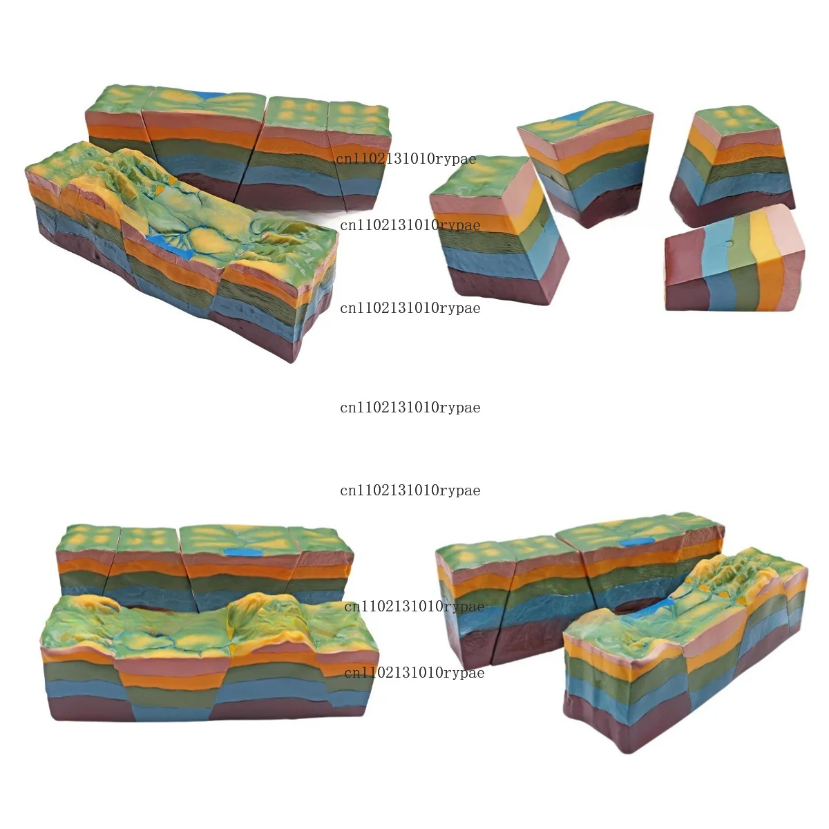 Geological structure, fault structure and model of dome and graben development